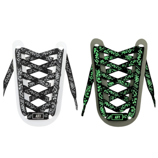 Patterned Light-Up Shoelaces 140 cm Colourful Light Effects Stylish Accessory for Parties Fashionable Light-Up Footwear for Children and Adults Visibility in the Dark