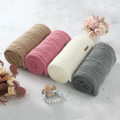 Pătură tricotată pentru copii