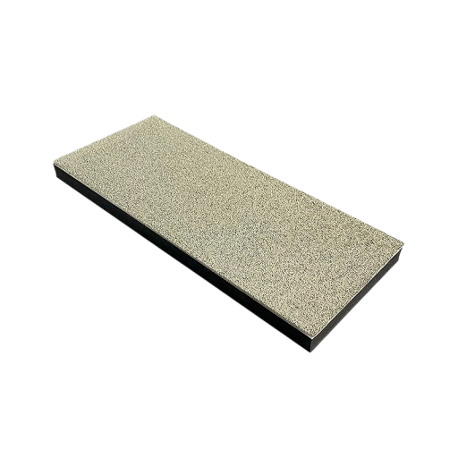 Pedra de afiar diamantada 80 grit com base antiderrapante pedra reforçada para afiar facas de cozinha ângulo de 15 graus grande superfície de afiação