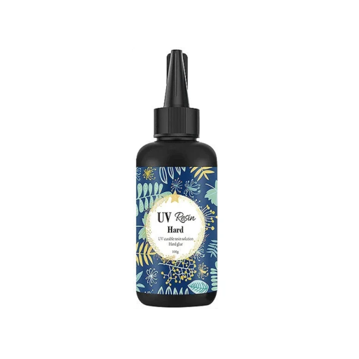Pegamento de resina UV de secado rápido, líquido transparente e incoloro para hacer joyas, colgantes, decoraciones y resina.