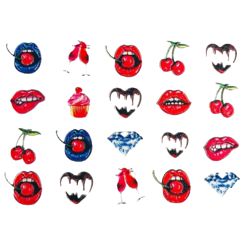 Pegatinas para uñas 3D P3350