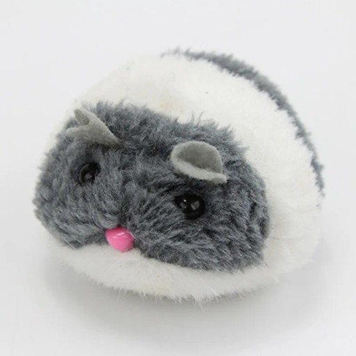 Pehmohiiri kissoille, venytettävä 8 x 6 cm, hiirilelu, hauska pehmohiiri, interaktiivisia leluja kissoille