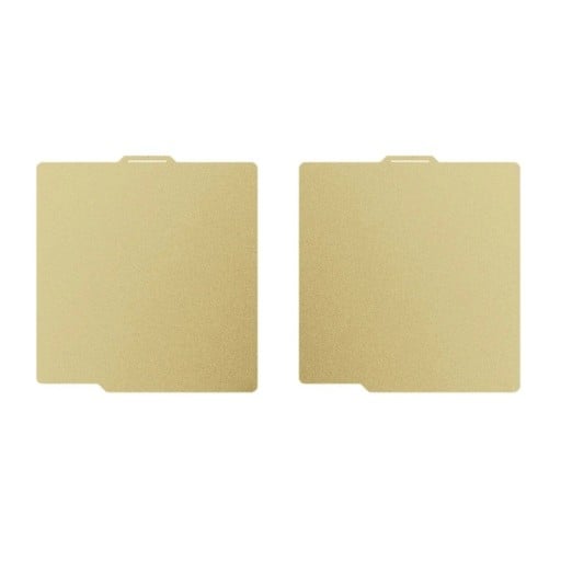 PEI Textuurdrukbed voor 3D-printer Dubbelzijdig 257 x 257 mm Veerstaalplaat Beige Bambu Lab X1 P1 A1 voor PLA en PETG