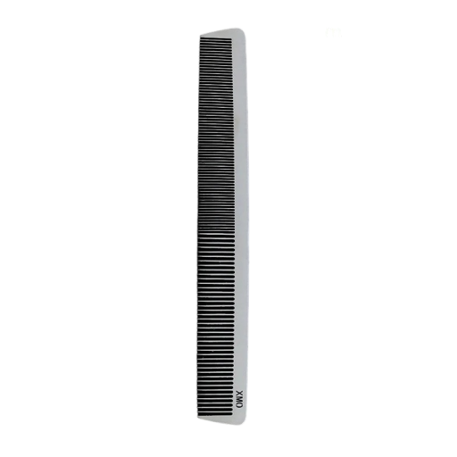 Peigne de coiffure en acier Peigne en métal de 17,3 cm Outil de coupe pour barbiers Outil de coiffure
