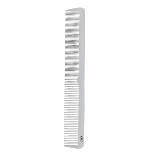 Peigne de coiffure en acier Peigne en métal pour coupe 19,3 cm Outil de barbier pour la coupe Outil de coiffure