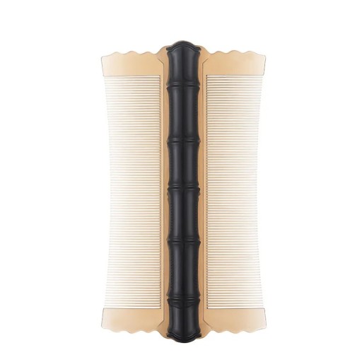 Peigne double face anti-poux avec dents fines Élimination des puces et des pellicules Outil de coiffure