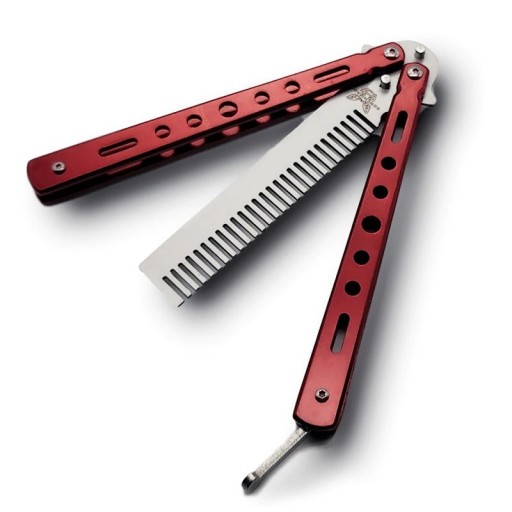 Peigne pliant papillon Z109