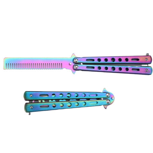 Peigne pliant papillon