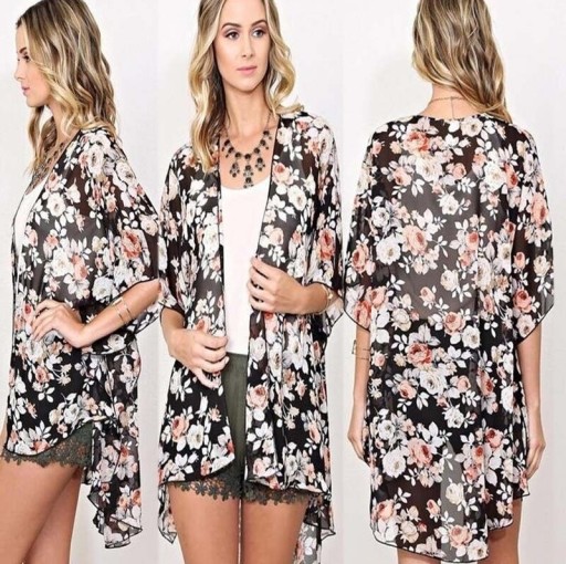 Péignoir floral pour femmes P1274