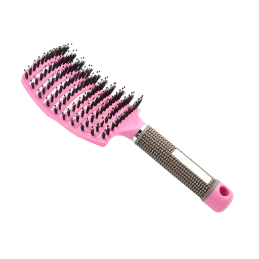 Peine de pelo de mujer con cerdas de jabalí Cepillo desenredante Peine de pelo fino 25 x 7,5 x 5 cm Suministros de peluquería