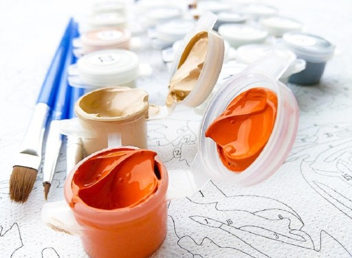 Peinture par numéros singe