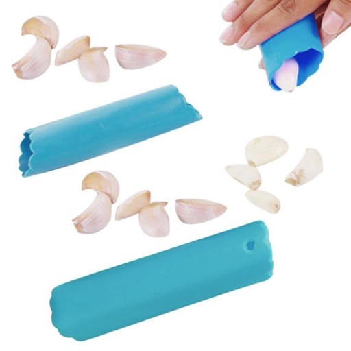 Pelador de ajo de silicona