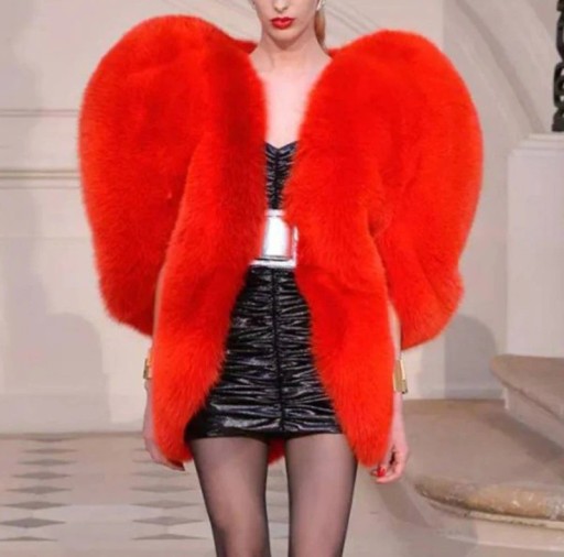 Pelliccia da donna a forma di cuore P2227