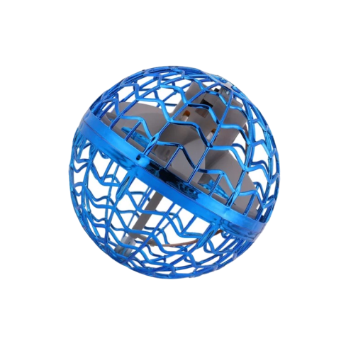 Pelota boomerang voladora para que los niños la controlen en interiores y exteriores Juguete interactivo para niños con luces LED y controlador Pelota OVNI giratoria 360° con iluminación 9,5 cm