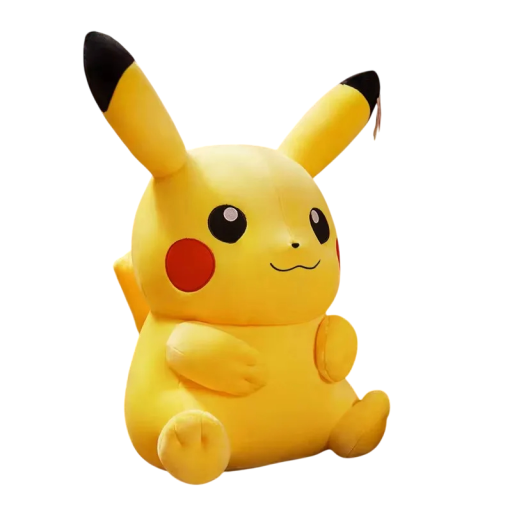 Peluche adorável Pikachu 60 cm Grande figura macia Brinquedo infantil Decoração Companheiro fofinho Presente original para fãs de Pokémon
