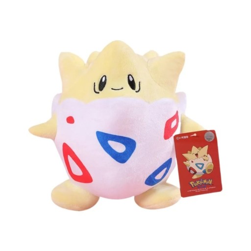 Peluche de Pokémon Togepi de 20 cm, suave y coleccionable, para niños y fans de Pokémon, ideal para acurrucarse en la habitación.