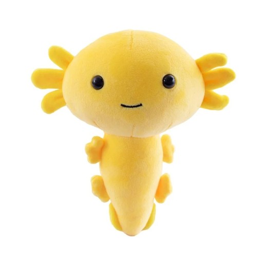 Peluche lindo Ajolote 20 cm Salamandra rosa suave con expresión Linda criatura acuática Juguete de peluche para niños Decoración de estantes