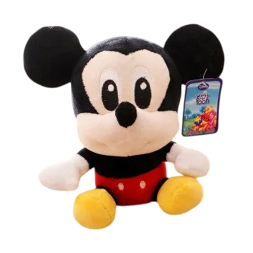 Peluche Mickey Mouse 18 cm Figura suave pequeña Juguete infantil Decoración Compañero de peluche Regalo original Disney Mickey