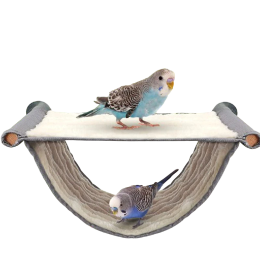 Peluche pour perroquets Hamac pour oiseaux de cage 19 x 13 cm