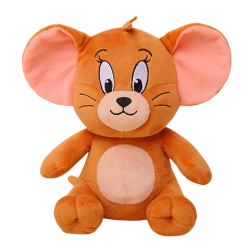 Peluche Tom et Jerry 20 cm Souris Jerry Petite figurine douce Jouet pour enfants Décoration Compagnon câlin Cadeau original Cartoon Network