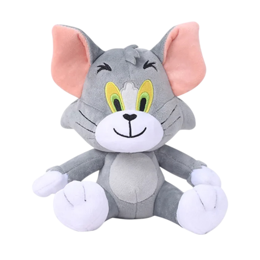 Peluche Tom et Jerry 30 cm Chat Tom Petite figurine douce Jouet pour enfants Décoration Compagnon câlin Cadeau original Cartoon Network