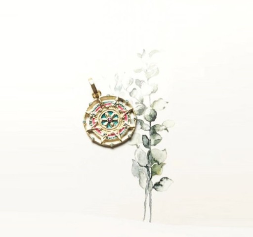 Pendentif amulette D741