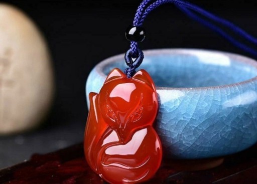 Pendentif avec renard