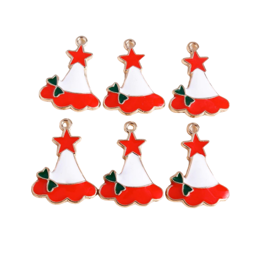 Pendentif de Noël pour bracelet 10 pcs N994