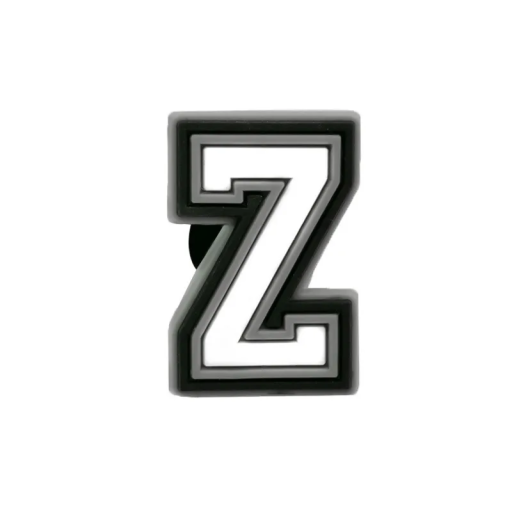 Pendentiv PVC pentru încălțăminte Crocs Litera Z Accesoriu decorativ stilat Ornament pentru încălțăminte Material rezistent Montare și demontare ușoară