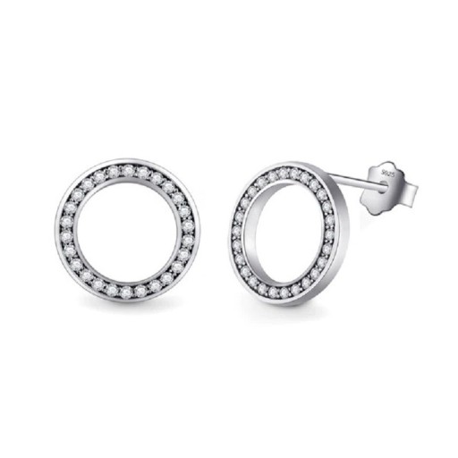 Pendientes colgantes circulares para mujer