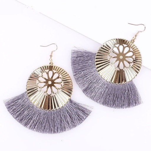 Pendientes colgantes con borlas para mujer G580