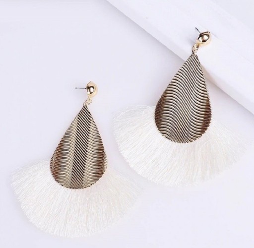 Pendientes colgantes con borlas para mujer G580