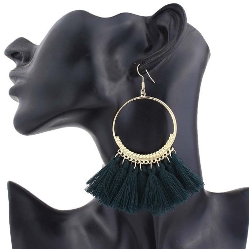 Pendientes colgantes con borlas para mujer G829