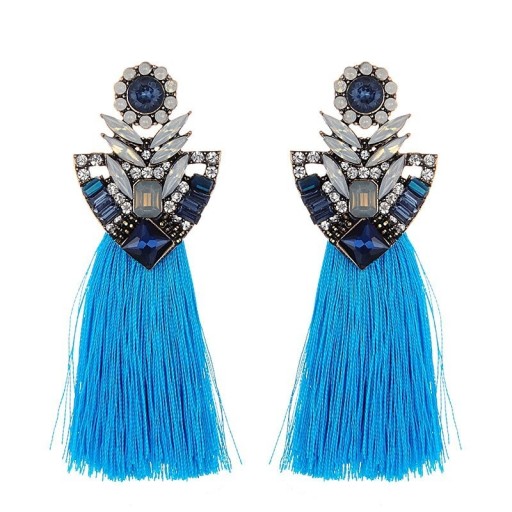 Pendientes colgantes con borlas para mujer G858