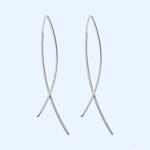 Pendientes colgantes de barra para mujer R115