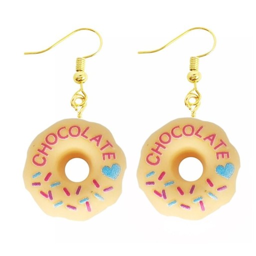 Pendientes colgantes de comida para mujer G527