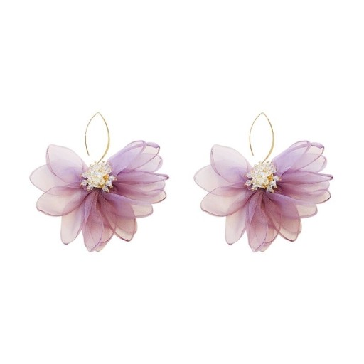 Pendientes colgantes de flores para mujer G1393