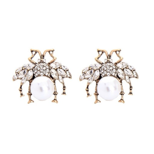 Pendientes colgantes de mujer con abeja