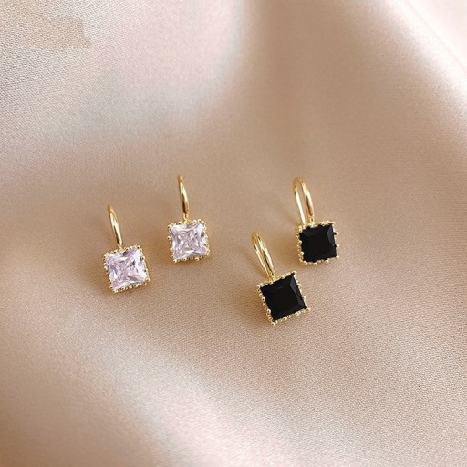 Pendientes colgantes de mujer con circonitas G145