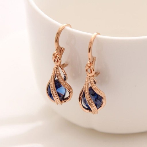 Pendientes colgantes de mujer con circonitas G588