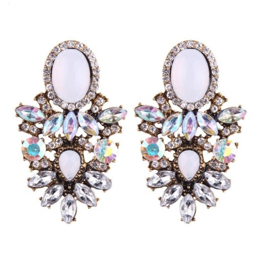 Pendientes colgantes de mujer con circonitas G639