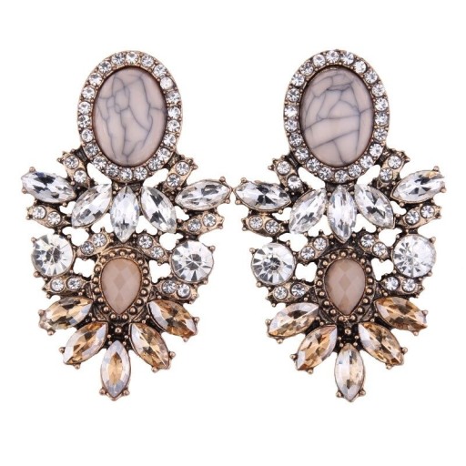 Pendientes colgantes de mujer con circonitas G639