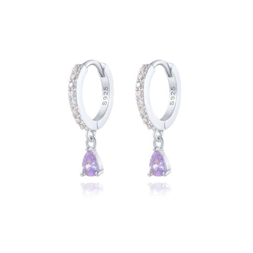 Pendientes colgantes de mujer con circonitas H743