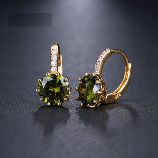 Pendientes colgantes de mujer con circonitas H832