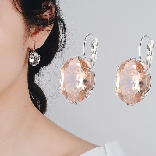 Pendientes colgantes de mujer con cristal G505