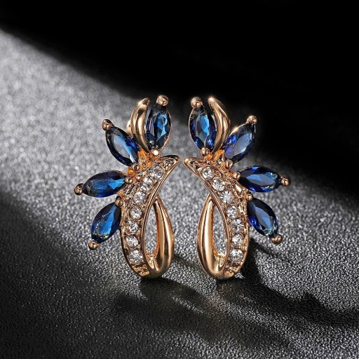 Pendientes colgantes de mujer con cristales G1467