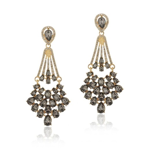 Pendientes colgantes de mujer con cristales G769
