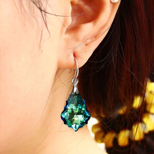 Pendientes colgantes de mujer con cristales G776