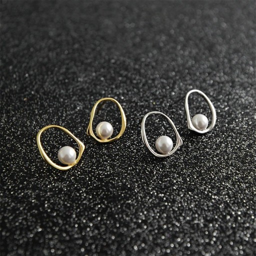 Pendientes colgantes de mujer con perla G611