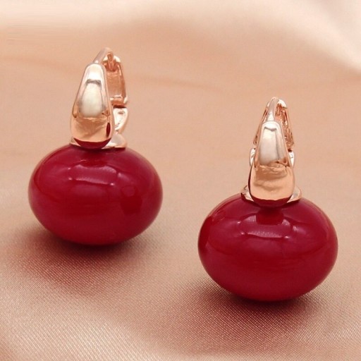 Pendientes colgantes de mujer con perlas G312